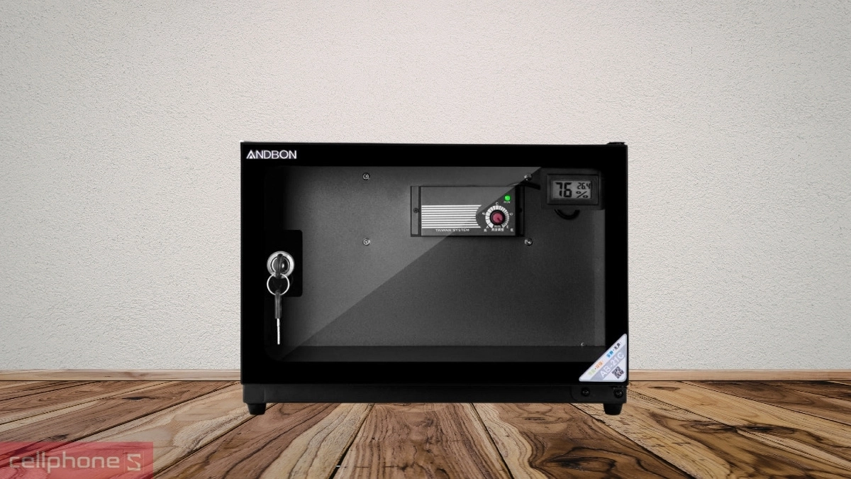 Dung tích tủ chống ẩm máy ảnh ANDBON AB-21C