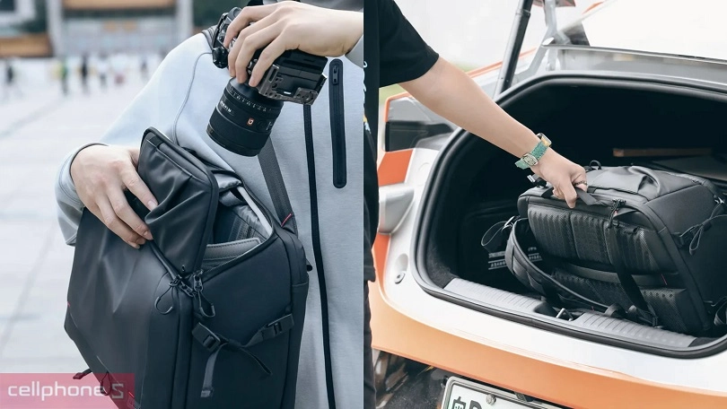 Thiết kế balo đa năng chuyên dụng cho máy ảnh Ulanzi BP09 22L