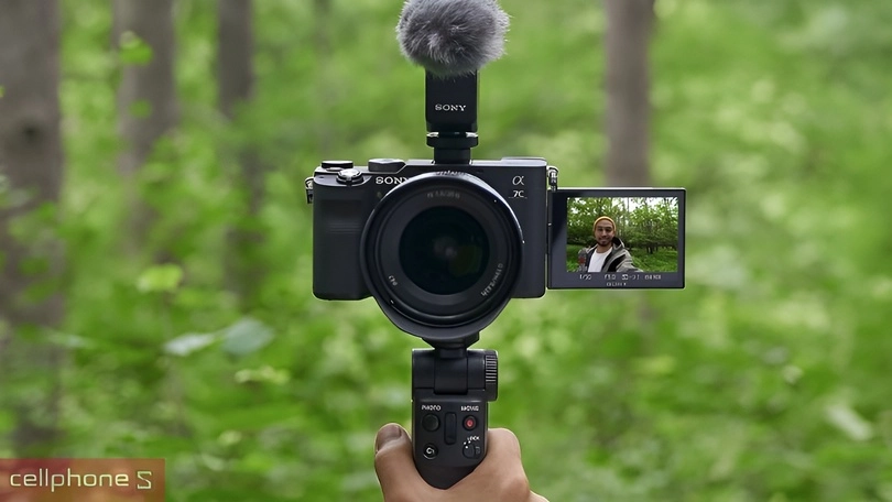Ống kính máy ảnh kỹ thuật số Sony full-frame Alpha 7C + ống kính zoom 28-60mm