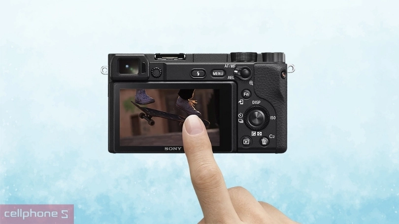 Thiết kế, dung lượng pin của máy ảnh kỹ thuật số Sony ILCE-6400L ống kính Zoom 16-55MM