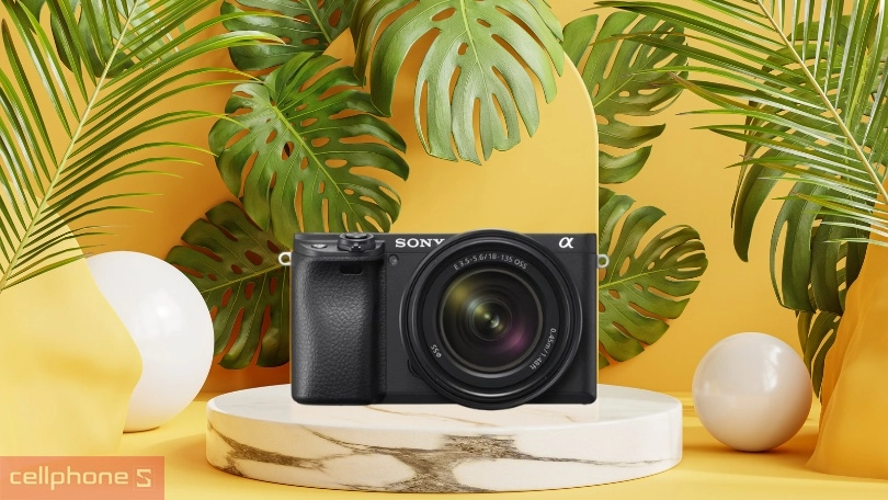 Pin của máy ảnh kỹ thuật số Sony ICLE 6400M + ống kính zoom 18-135mm