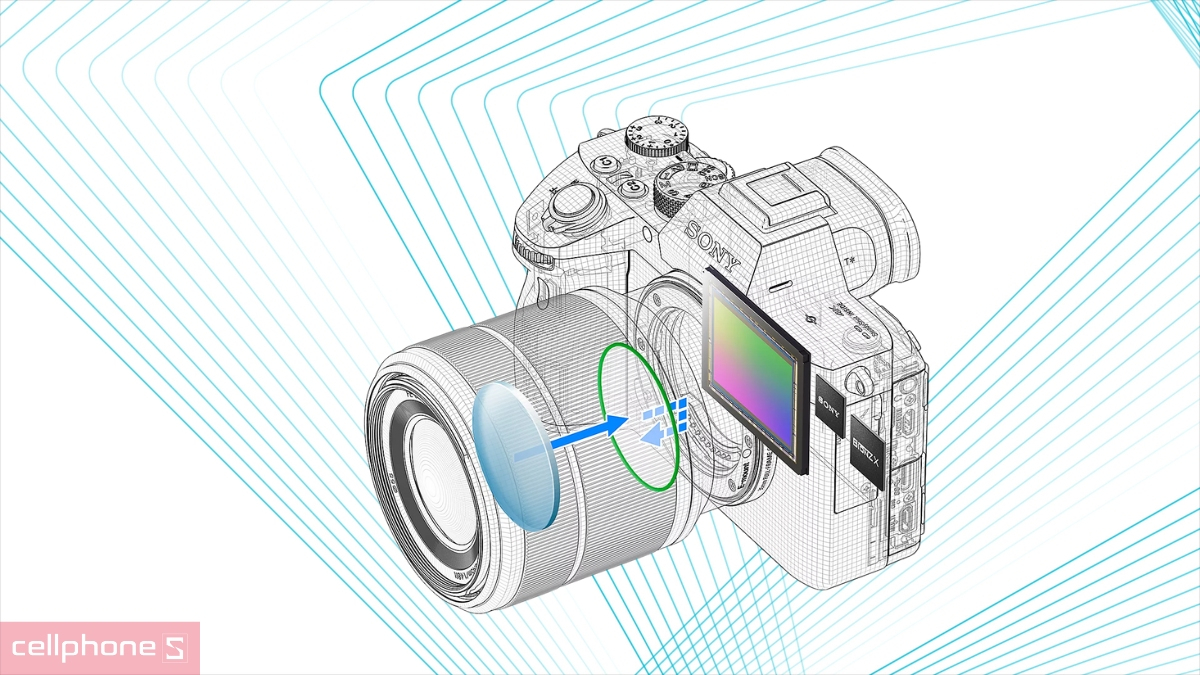 Ống kính Máy ảnh Sony Alpha A7 Mark III (Kèm ống kính ZOOM 28-70mm)