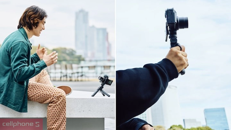 thiết kế Sony ZV-1 II nhỏ gọn, dễ sử dụng thiết kế Sony ZV-1 II nhỏ gọn, dễ sử dụng