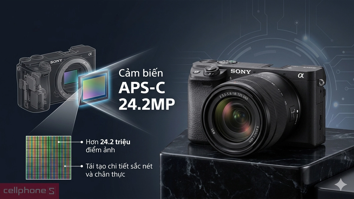 Cảm biến máy Sony Alpha A6400