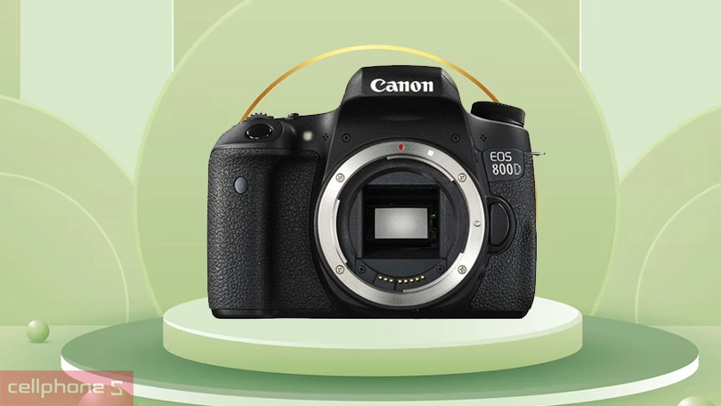 Thiết kế máy ảnh Canon 800D