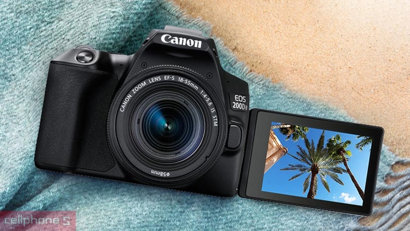 Thiết kế máy ảnh Canon EOS 200D Mark II