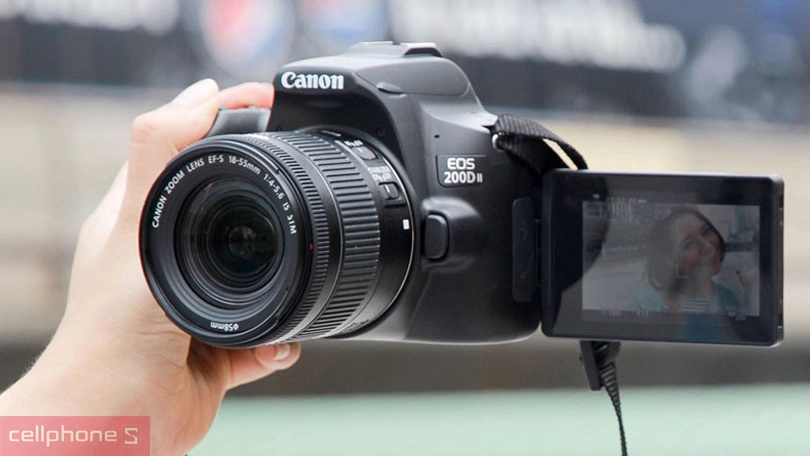 Thời lượng pin của máy ảnh Canon EOS 200D Mark II