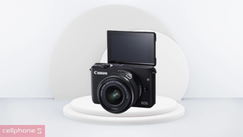 Thiết kế Canon M10 thông minh xoay lật dễ dàng Thiết kế Canon M10 thông minh xoay lật dễ dàng