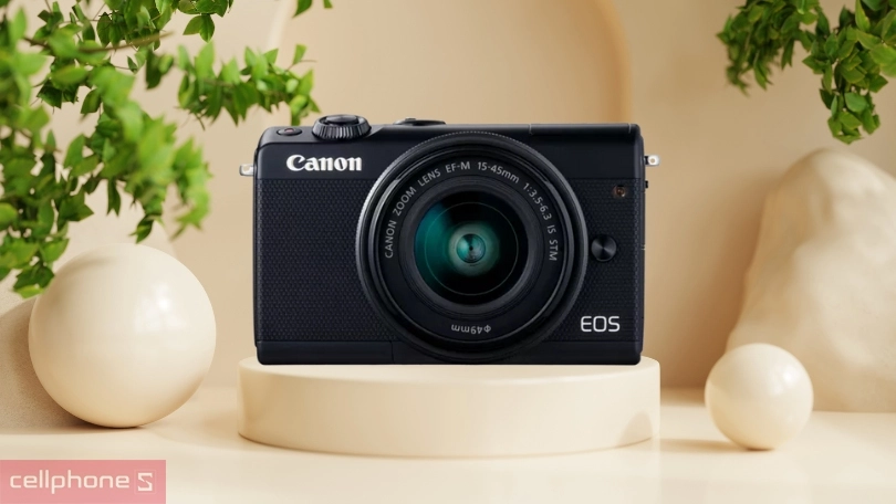 Cảm biến, độ phân giải, tiêu cự của máy ảnh Canon EOS M100