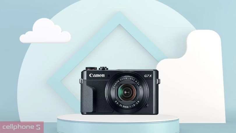 Thiết kế máy ảnh Canon G7 X Mark 2 gọn nhẹ, linh hoạt
