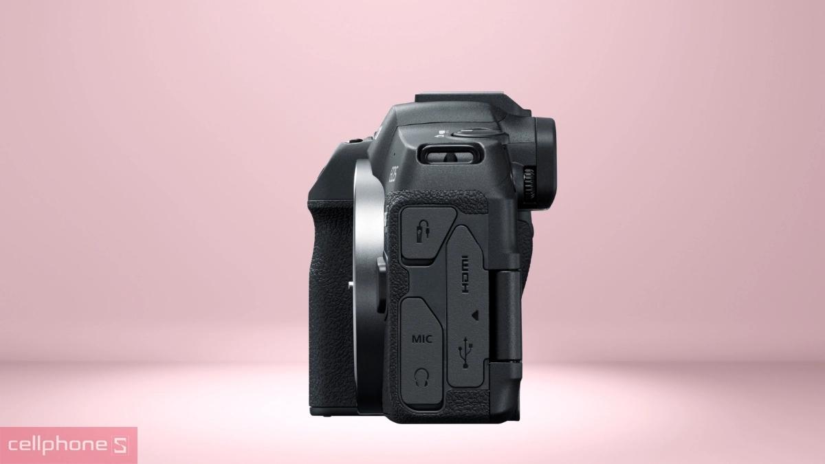 Kết nối USB Type-C trên Canon EOS R8