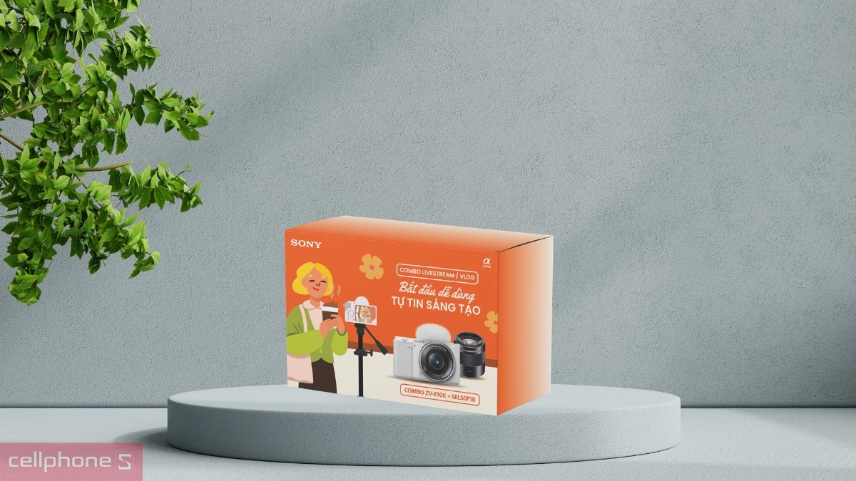 Thiết kế bộ kit vlog du lịch Sony A7C + Lens 20-70MM F4 G