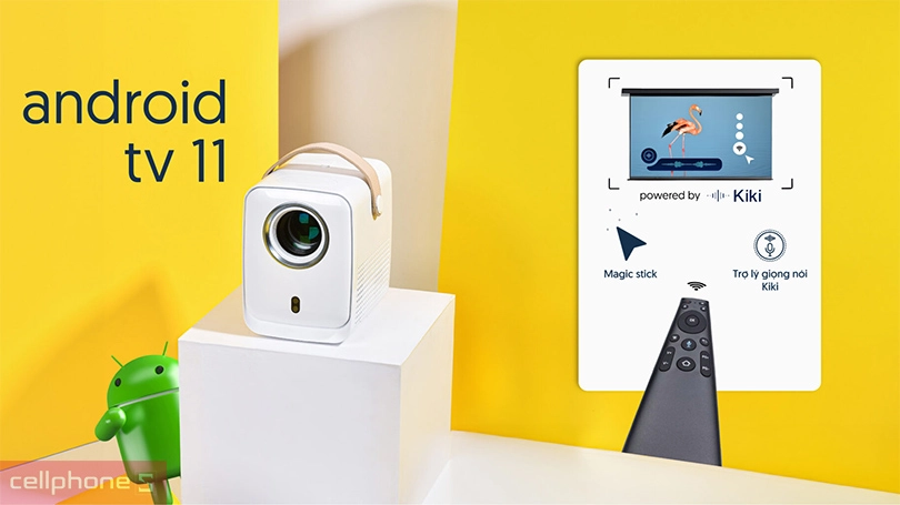 Máy chiếu mini Beecube x2 Max Gen 4 Full HD 1080P trắng - Trải nghiệm giải trí đa chiều
