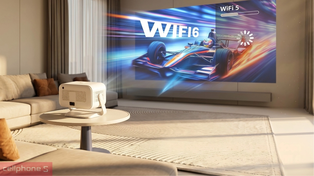 Máy chiếu Mini Beecube X2 Neo kết nối đa nhiệm cùng chuẩn Wi-Fi 6