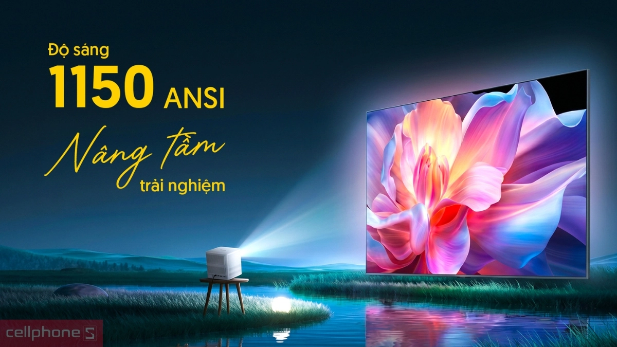 Máy chiếu mini Beecube Xtreme 2 Full HD độ sáng đến 1150 ANSI
