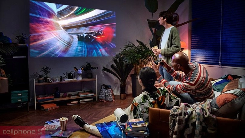 Máy chiếu Smart TV 100 inch bỏ túi Samsung The Freestyle Gen 2