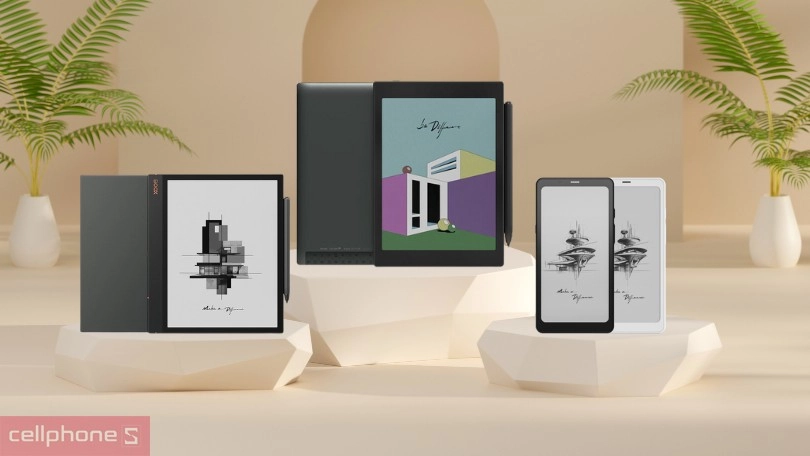 BOOX có 3 dạng thiết bị chính: màn hình lớn, mini và màn hình màu