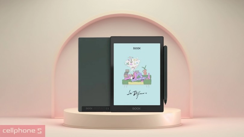 Boox Nova Air sở hữu thiết kế hiện đại và tinh tế với màn hình 7.8 inch 1872*1404px