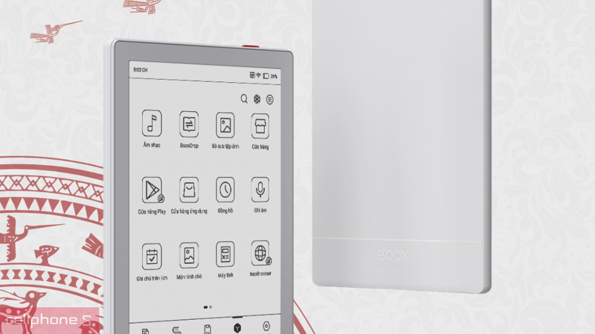 Thiết kế máy đọc sách Boox Savi 6