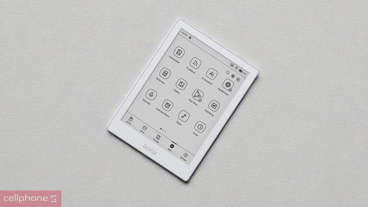 Thiết kế máy đọc sách Boox Savi 6