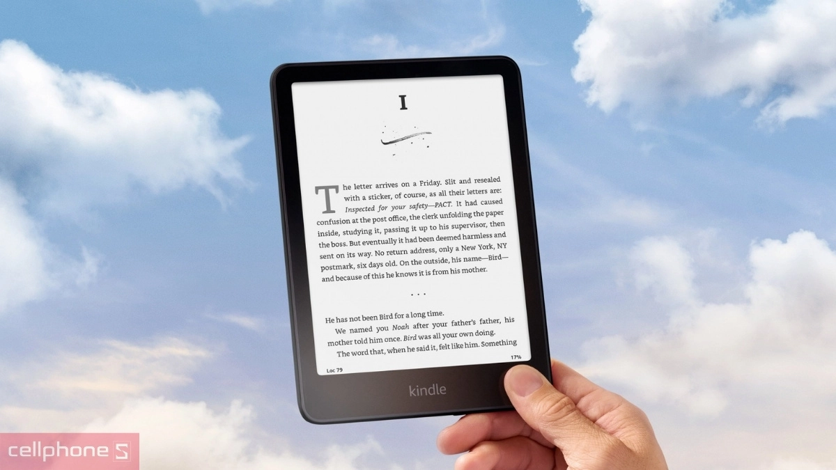 Máy đọc sách Kindle Paperwhite 6 hỗ trợ kháng nước IPX8 tiện lợi