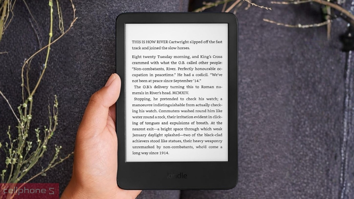 Màn hình máy đọc sách Kindle New 2024 Gen 11 16GB không quảng cáo