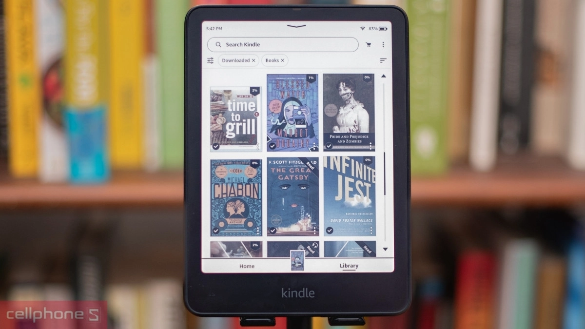Máy đọc sách Kindle mang đến quyền truy cập vào kho sách điện tử khổng lồ