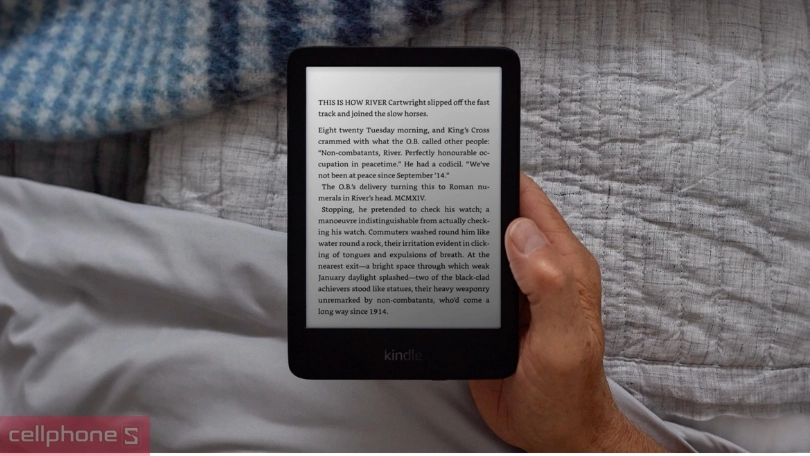 Màn hình, độ sáng của máy đọc sách Kindle New 2024 11th Generation 16GB
