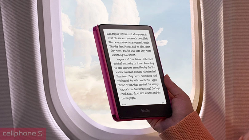 Kho sách tích hợp cùng khả năng loại bỏ quảng cáo của máy đọc sách Kindle Paperwhite 6 16GB
