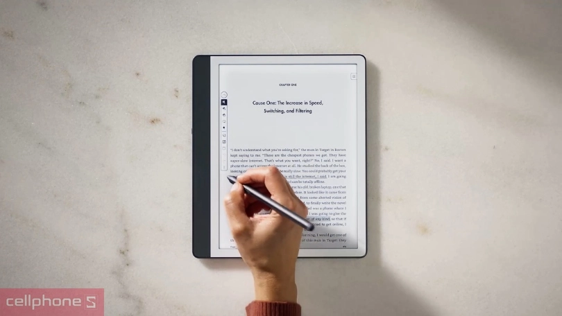 Kho sách, truyện khổng lồ của máy đọc sách Kindle Scribe 10.3 inch Premium kèm bút 64GB