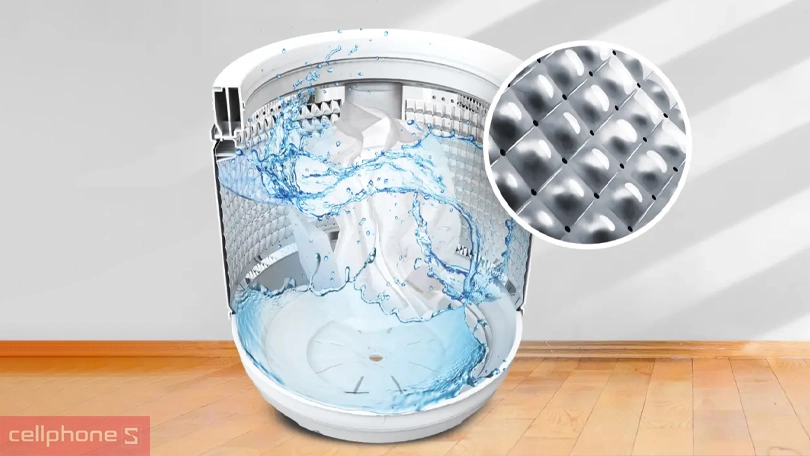 Thiết kế lồng giặt Pillow