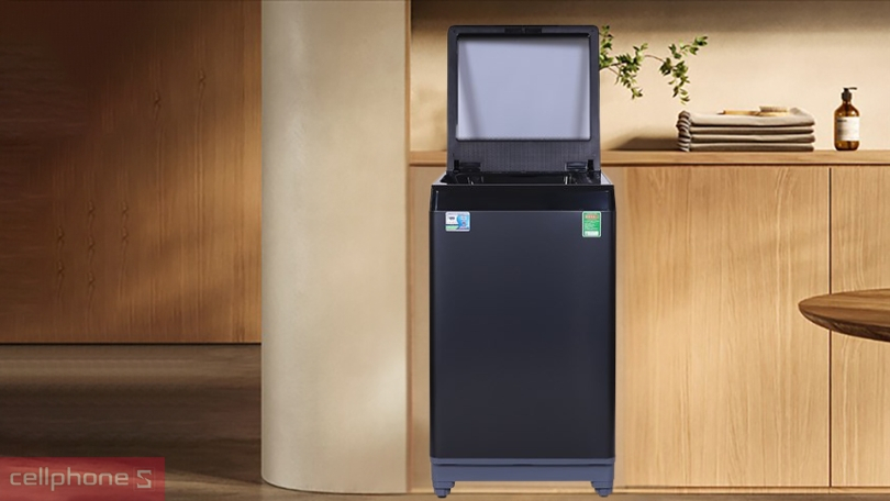 Công nghệ giặt khử khuẩn của máy giặt Aqua cửa trên 10kg AQW-U100FT.BK