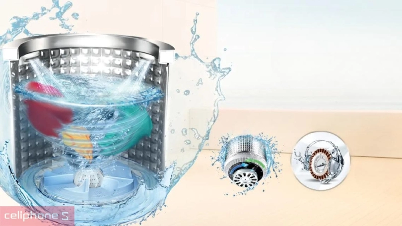 Động cơ, mâm giặt của máy giặt Aqua cửa trên 16kg AQW-DR160UHT.PS