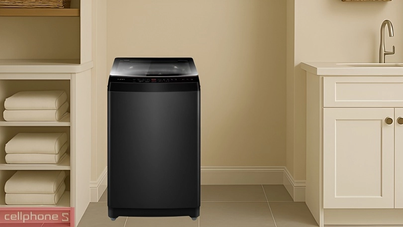 Thiết kế máy giặt Aqua cửa trên 8kg (AWM8-316K(B))
