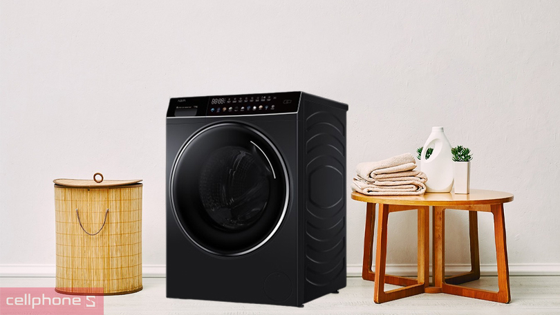 Thiết kế máy giặt Aqua Inverter 10kg AQD-DDW1000J.BK