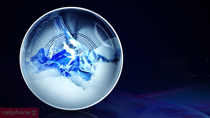 Dung tích máy giặt Aqua Inverter 10kg AQD-DDW1000J.BK