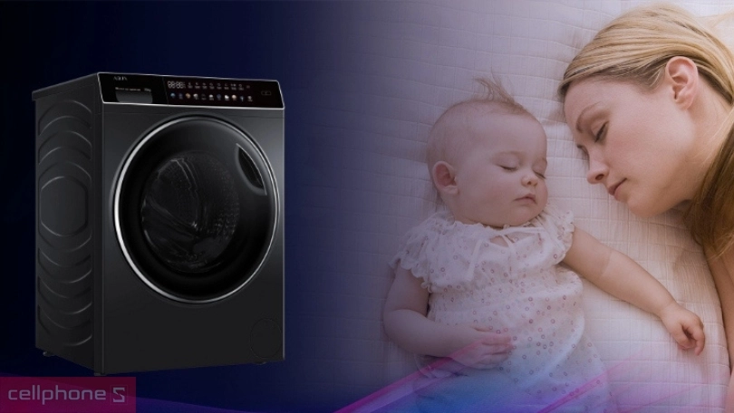 Công nghệ máy giặt Aqua Inverter 10kg AQD-DW1000J.BK