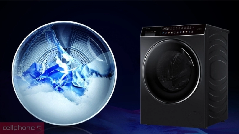 Công nghệ máy giặt Aqua Inverter 10kg AQD-DW1000J.BK