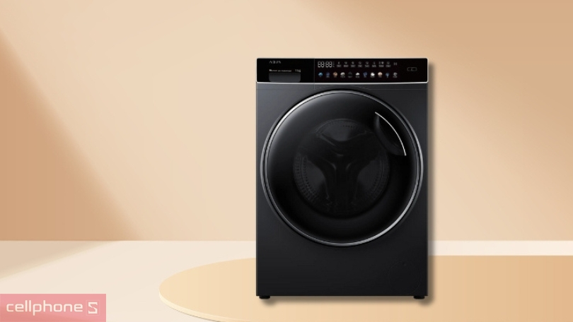 Khối lượng máy giặt Aqua Inverter 11kg AQD-DDW1100J.BK