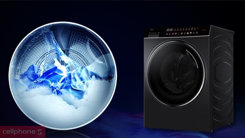 Công nghệ máy giặt Aqua Inverter 11kg AQD-DDW1100J.BK