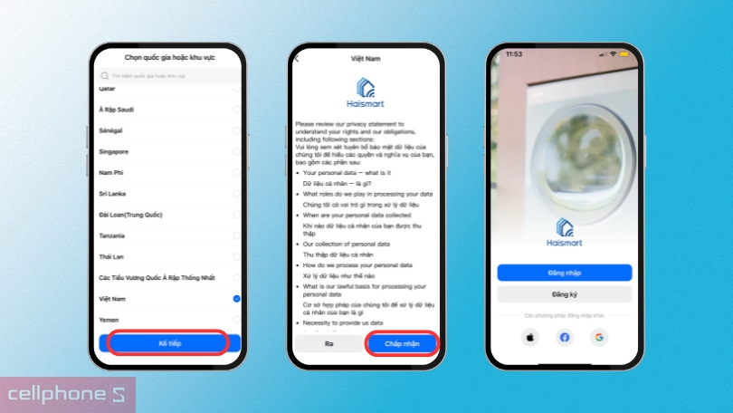 Hướng dẫn cách kết nối máy giặt Aqua Inverter 11kg AQD-DDW1100J.BK với app Haismart