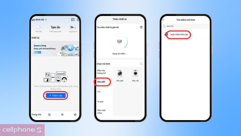 Hướng dẫn cách kết nối máy giặt Aqua Inverter 11kg AQD-DDW1100J.BK với app Haismart