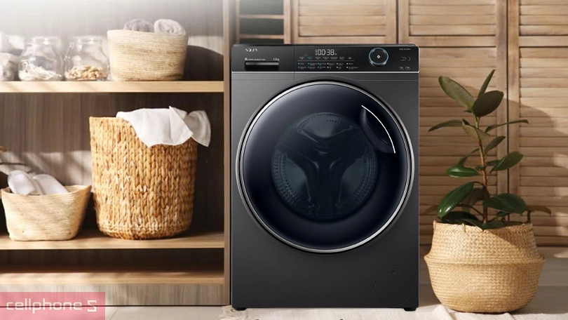 Thiết kế máy giặt Aqua Inverter 12kg AQD-A1200H.PS