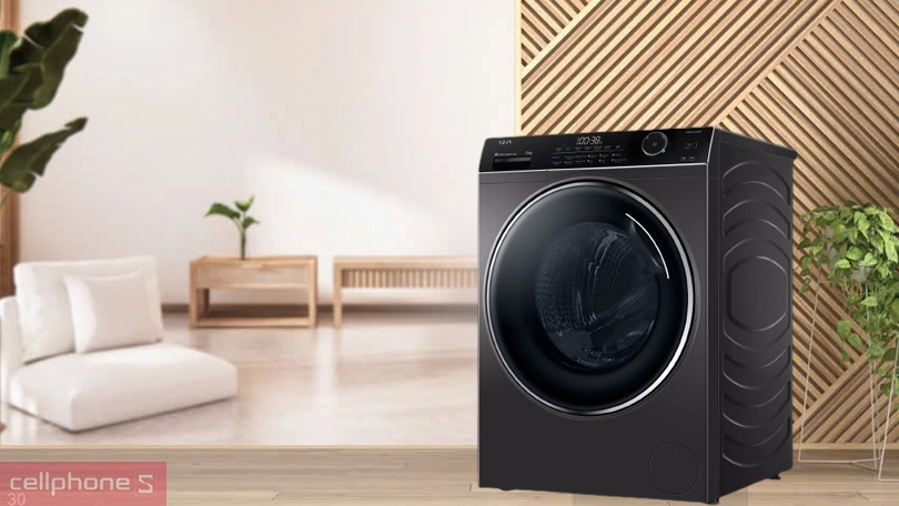 Hiệu suất giặt vượt trội của máy giặt Aqua Inverter 12kg AQD-A1200H.PS