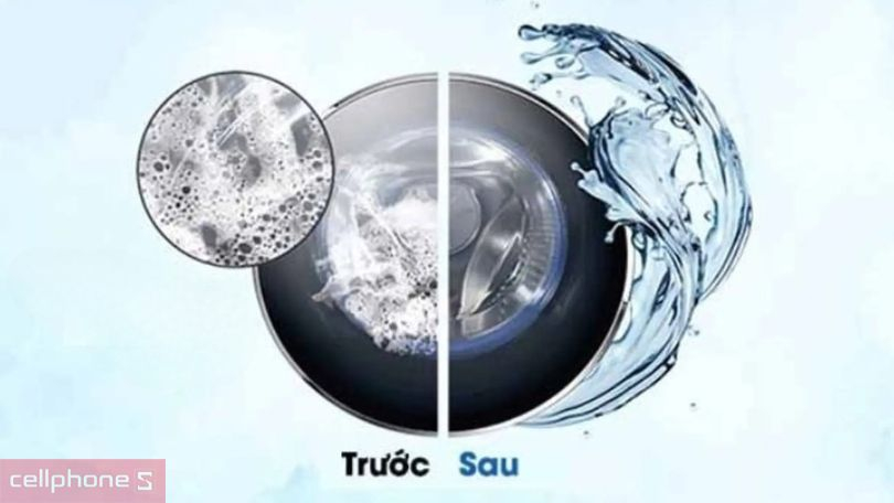 Công nghệ giặt hiện đại của máy giặt Aqua Inverter 12kg AW12-BP4959U1K(B)