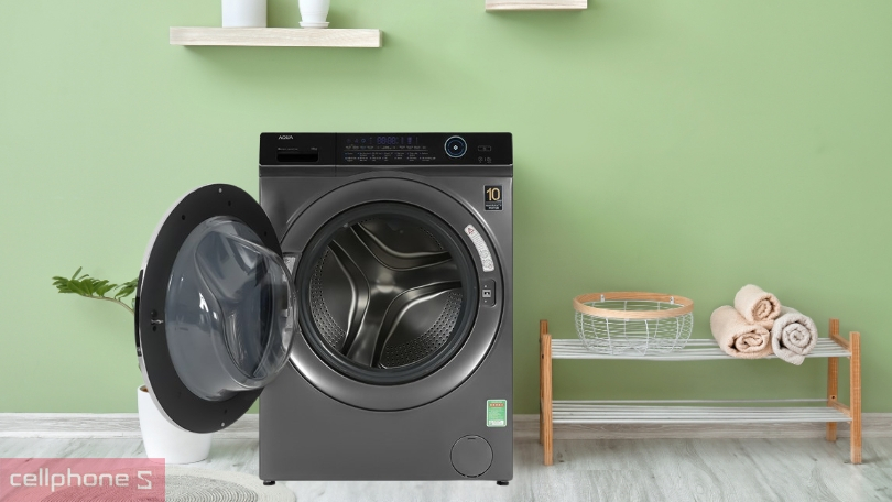 Thiết kế máy giặt Aqua Inverter 15kg AQD-A1500H.PS