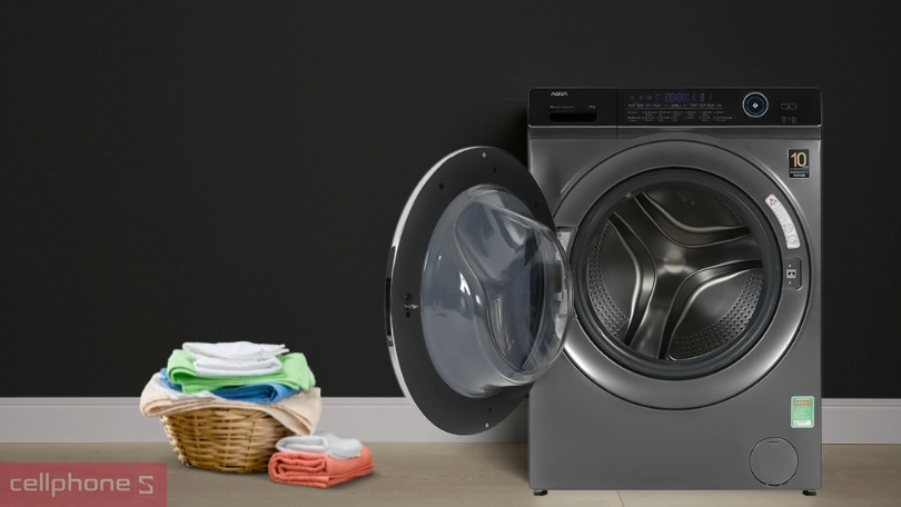 Khối lượng giặt máy giặt Aqua Inverter 15kg AQD-A1500H.PS