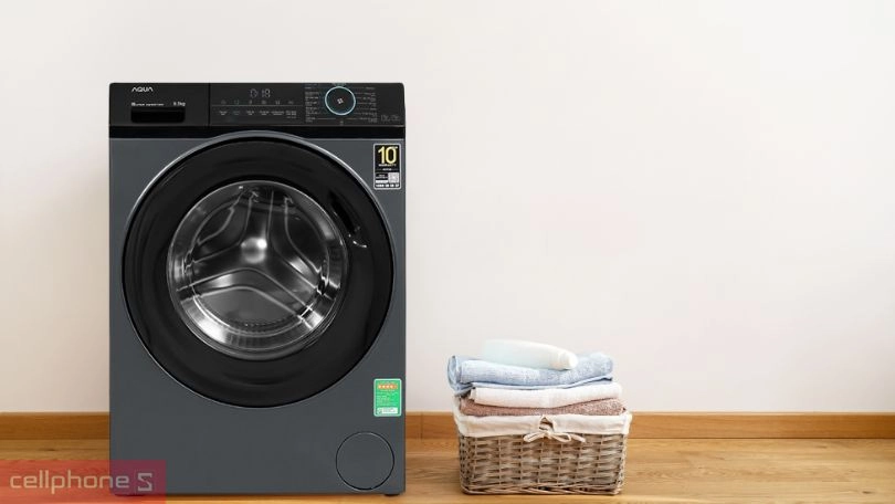 Thiết kế máy giặt Aqua Inverter 9.5kg AQD-A952J.BK