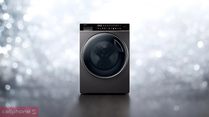 Thiết kế máy giặt sấy Aqua Inverter giặt 13kg - sấy 8kg (AQD-DH1300H.PS)