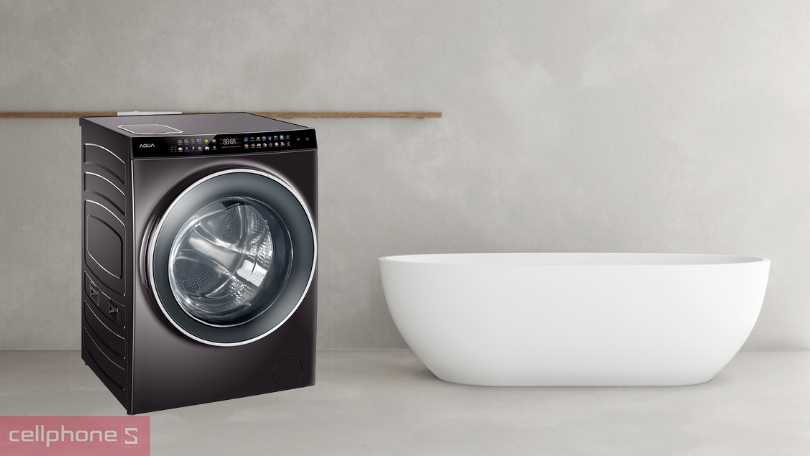 Lồng giặt máy giặt sấy AQUA Inverter giặt 15kg sấy 10kg AQD DH1500G PP